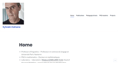 Desktop Screenshot of kahane.fr